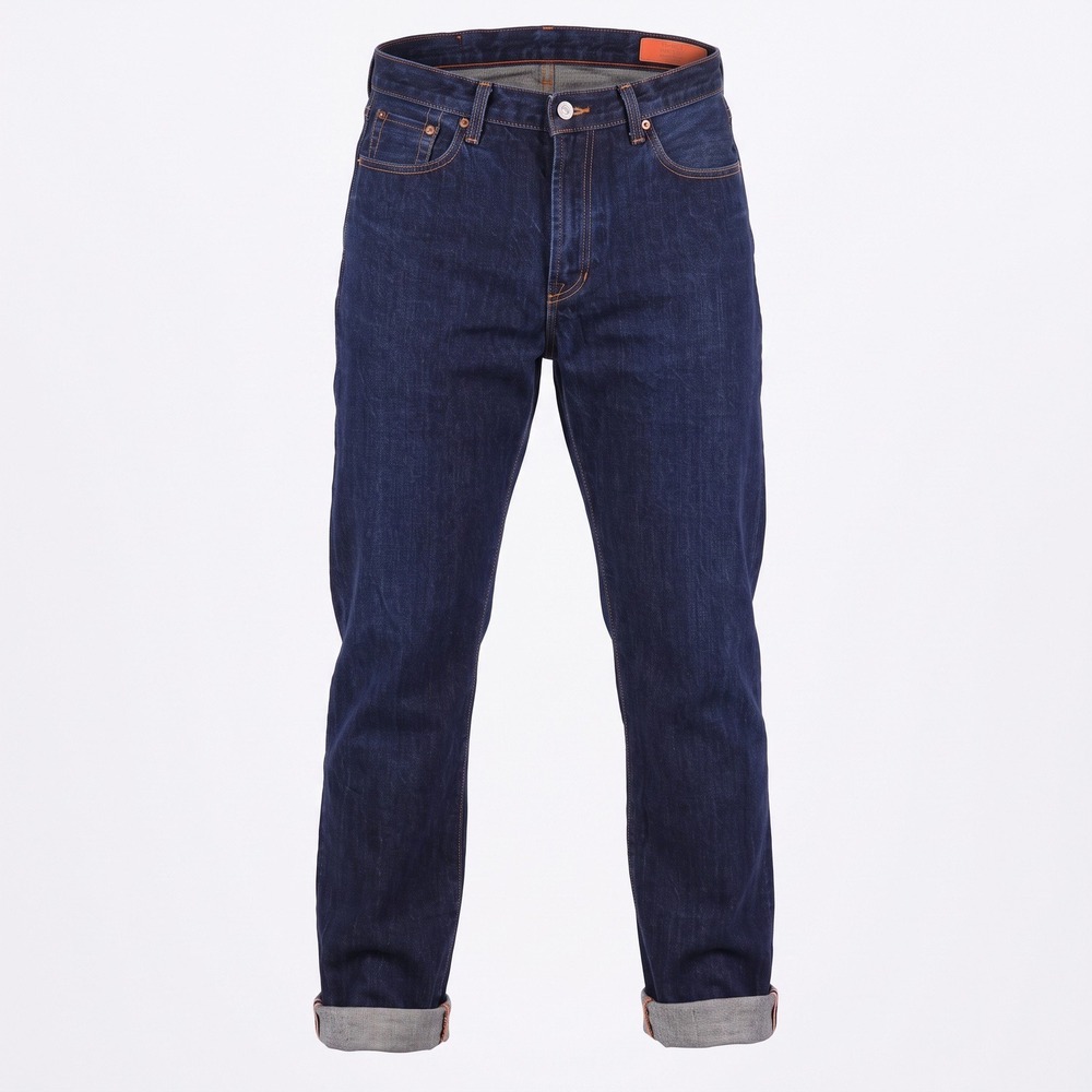 Jeans Shop Relaxed Selvedge Jeans Mens 34 Fits 33x35 Blue Denim Made in USA
